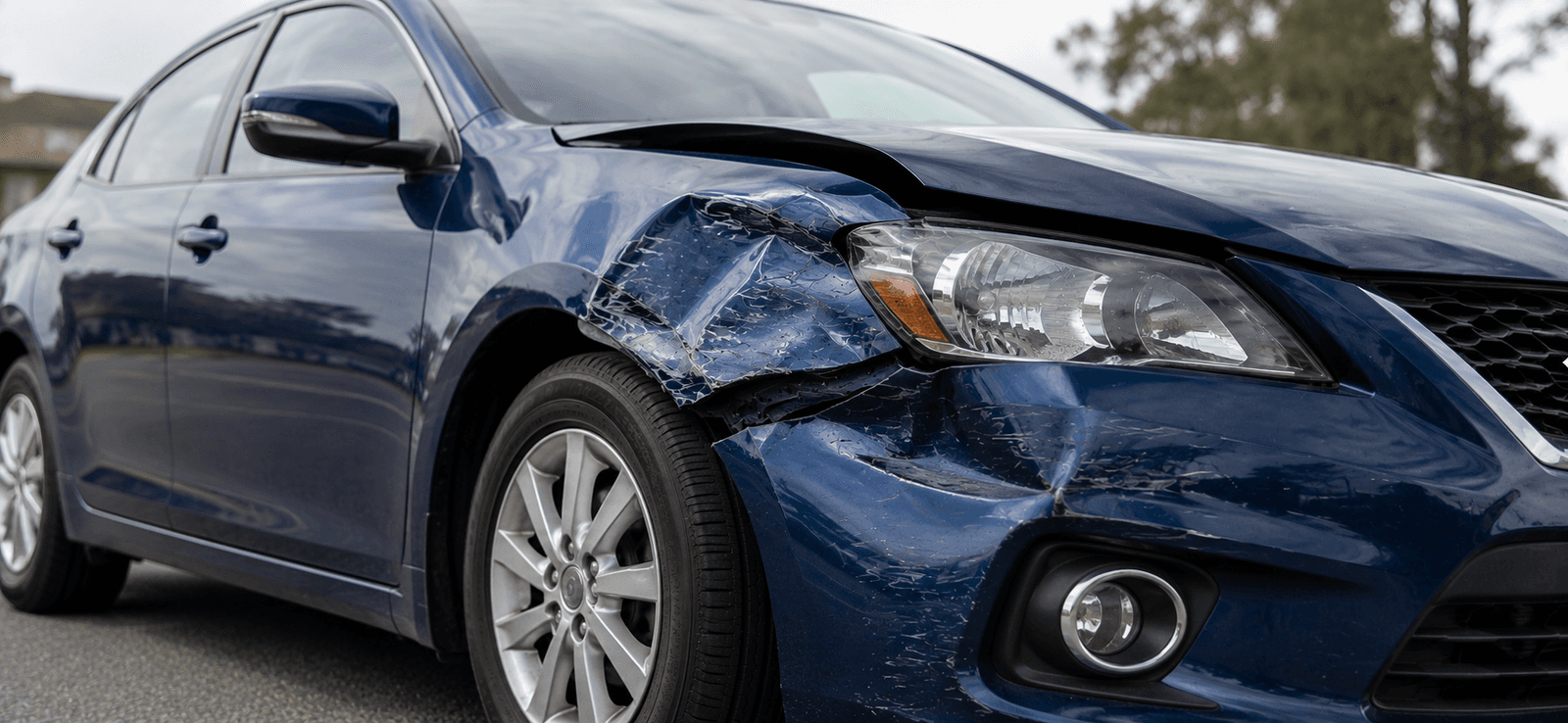 Vehicle before collision repair at Best Class Auto Body in Las Vegas NV
