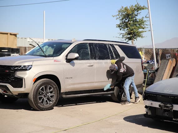 SUV auto body repair at Best Class Auto Body Las Vegas Nevada