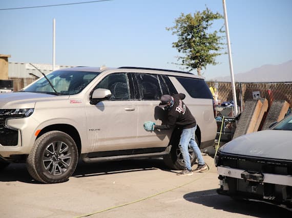 SUV collision repair at Best Class Auto Body Las Vegas Nevada